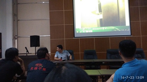 成产部魏志刚发表讲话 成产部魏志刚发表讲话