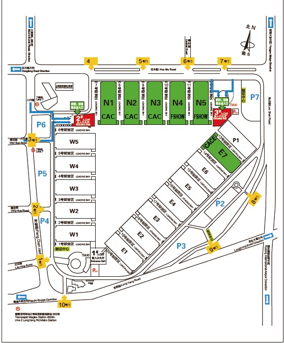 展馆示意图 展馆示意图